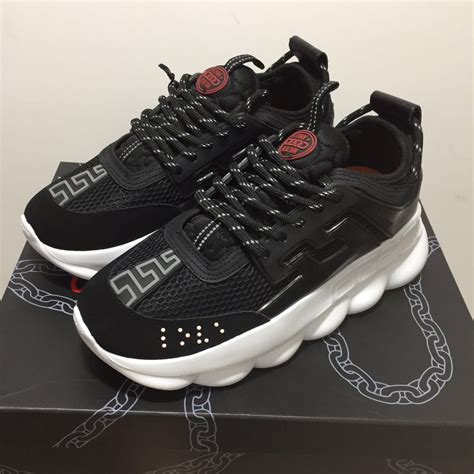 black and white versace chain reaction|Versace chain reaction black multi.